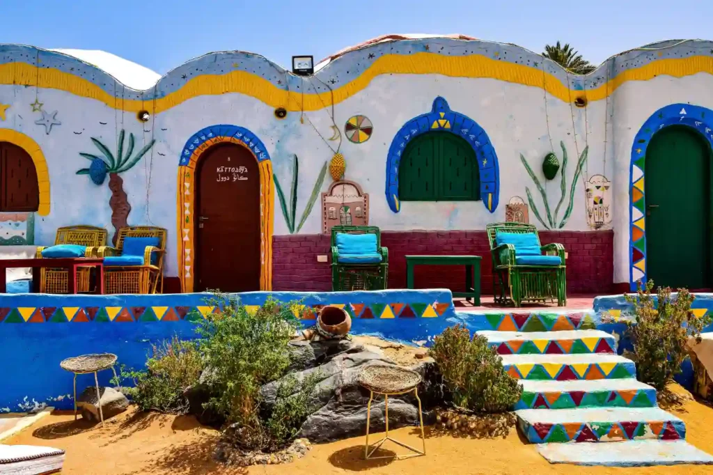Things to Do in Aswan, Egypt: Your Complete Guide to Egypt's Most Peaceful Nile City Colorful-Nubian-Village-on-the-Nile-in-Aswan