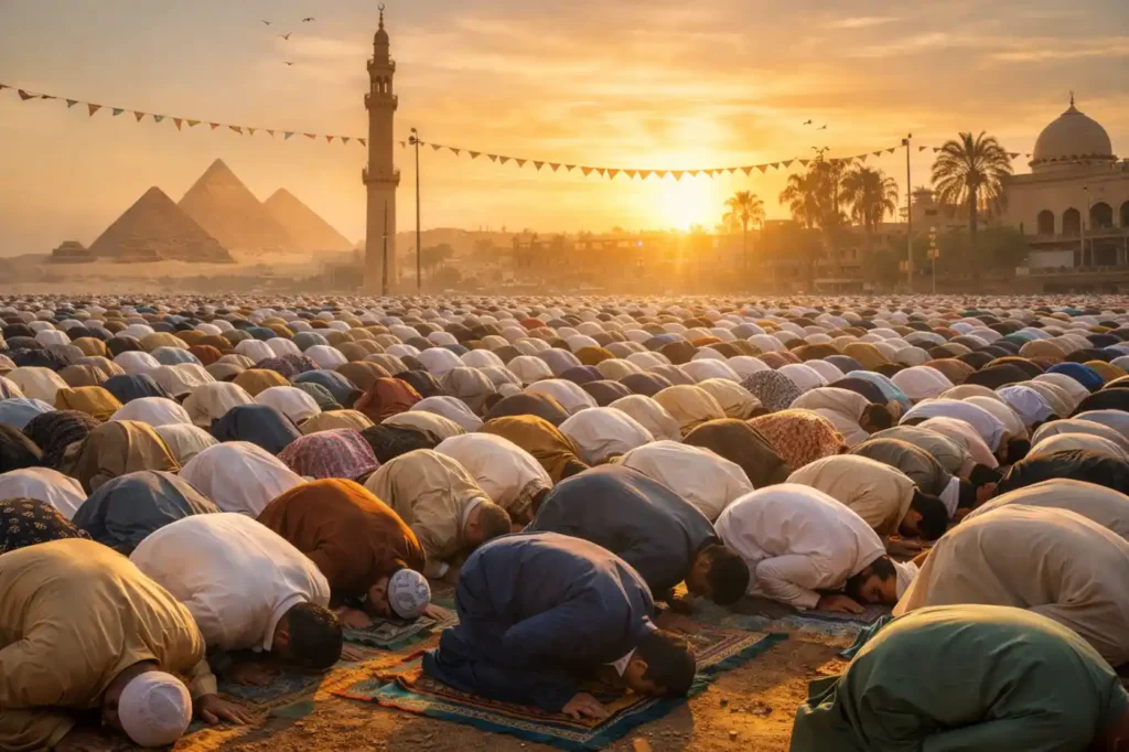 Eid-al-Adha-celebration-in-Egypt-morning-prayer
