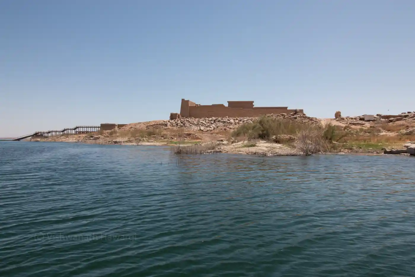 Kalabsha - Temple - Lac Nasser - Nubie - Égypte - Voyage - Vue paisible