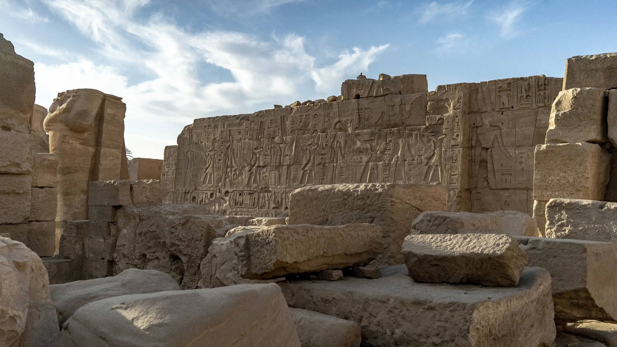 Colonnes du Temple de Karnak lors de l'itinéraire de 7 jours en Égypte.
