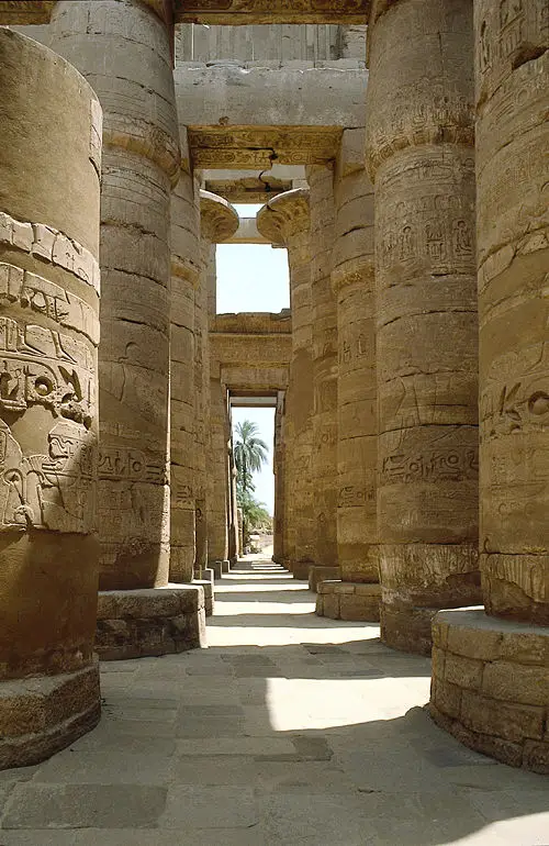 Book Before It Fills | Solar Eclipse Trips 2027: Luxor, 6m23s Totality Papyrus columns in the Great Hypostyle Hall at Karnak Temple, Luxor