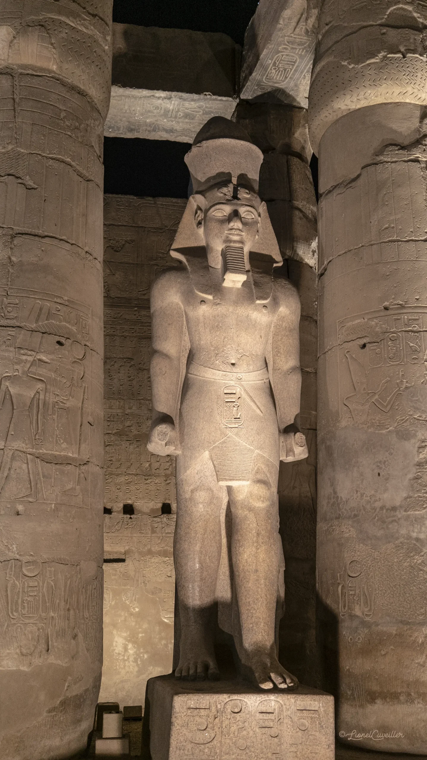 Temple de Louxor sur l'itinéraire de 7 jours en Égypte.